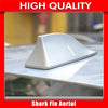 Top Quality Universal Car Shark Fin Antenna Cover Ebony Silver 1 x Piece