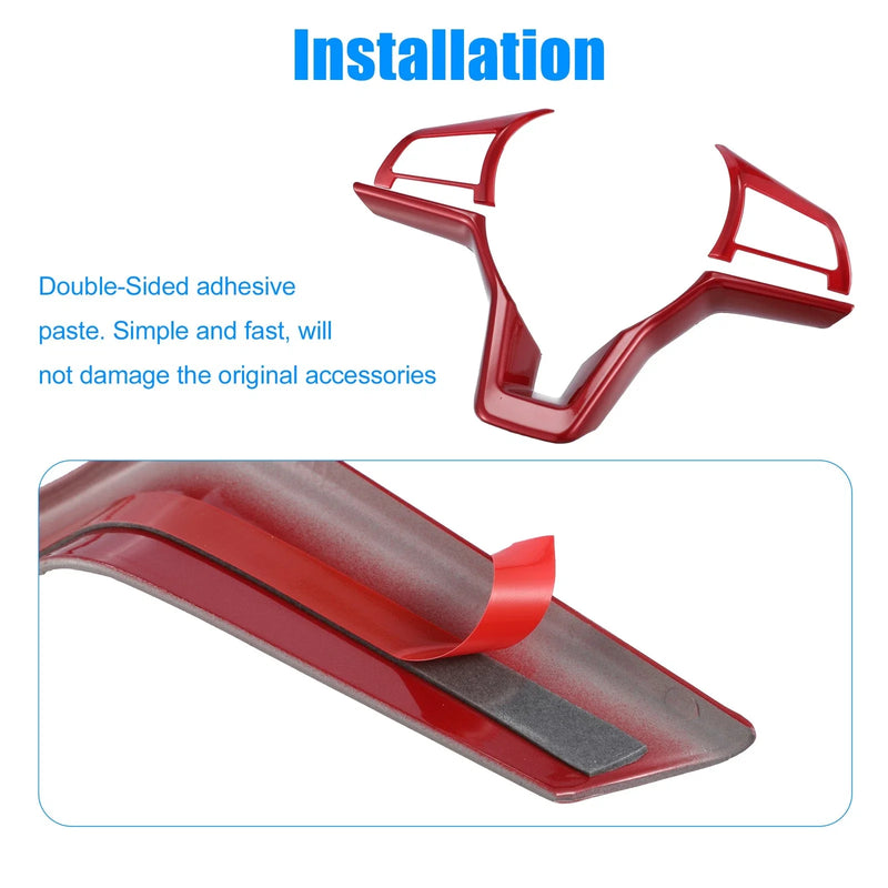 Nissan Altima Red ABS Plastic Steering Wheel Cover (2019-2022)