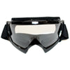 Motocross Motorbike - Anti-Fog UV Protection Clear Black MX Goggles (N/A)