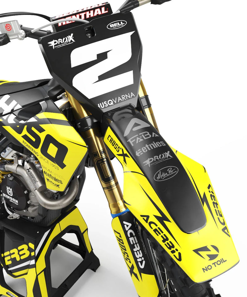Husqvarna TC 85 (2014-2017) - BASE Style Stickers Custom Graphic Kit