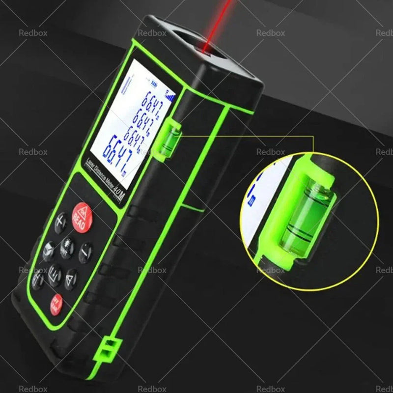 40m Handheld Digital Laser Distance Meter Range Finder Tool