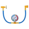 HVAC System R134a AC Recharge Hose with Gauge