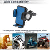 Motorcycle Blue Phone Mount Holder 4.7-7.2in
