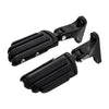 Harley Road Glide Black Rear Passenger Footpeg Pegs (1993-2025)