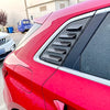 Audi A3 S3 Sportback Carbon Look Quarter Rear Window Louvers (2021–2024)