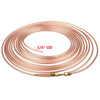 Car 25ft Brake Line Tubing Kit 1/4" OD Steel Copper Nickel (Various Years)