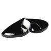 Honda Civic Pair / Black Side Rear View Mirror Cover Cap (2022–2025)