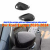 Ford Escape 2 x Carbon Fiber Look Side Rearview Mirror Cover Trim Caps (2020–2024)