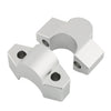 Honda ADV 150 160 Handlebar Riser Clamp Mount Adapter Silver (2017-2023)