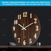 Home - Silent Quartz 12'' Luminous Glow In The Dark Wall Clock