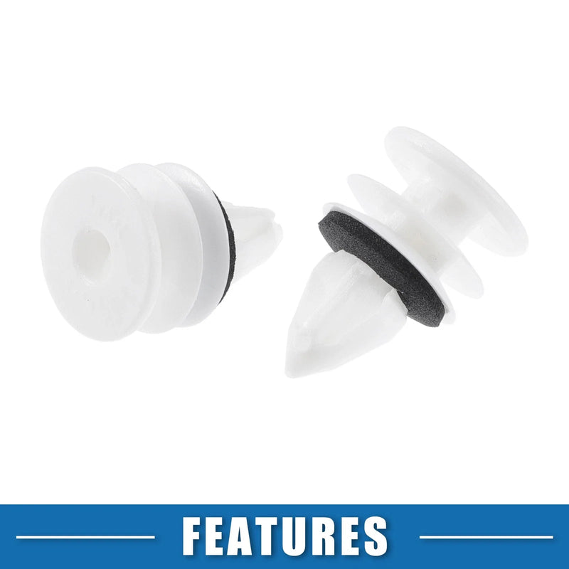 Chevrolet Plastic White 20 Pcs Door Panel Clips