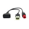 Honda, Kawasaki 6pin OBD2 Diagnostics Connector Cable