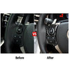 LEXUS IS250 / 300 / 350 Carbon Fiber Steering Wheel Button Trims (2014-2017)