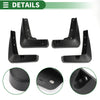 Lexus ES350 Base Sedan Mud Flap Splash Guard Set (2013-2018)