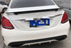 Mercedes-Benz C-Class W205 Sedan Rear Spoiler A Wing ABS Black (2015-2021)
