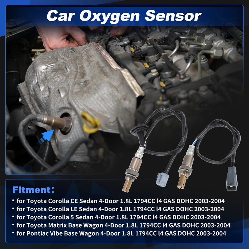 Toyota Corolla CE Sedan 1.8L Oxygen Sensors (2003-2004)