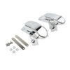 Harley Dyna FXD Street Bob FXDB FXDBI Chrome Rear Frame Axle Covers (2006-2017)