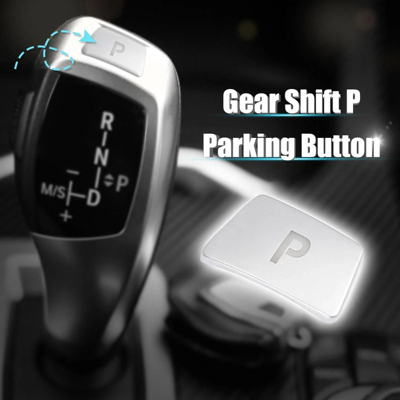 BMW 2 / 3 / 4 / 5 / 6 X3 / X4 / X5 / X6 P Button Gear Shift Knob Lever Button Cover
