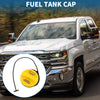 GMC Sierra 1500 Black White Yellow Gas/Fuel Filler Cap