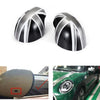 MINI Cooper F54 F55 Door View Mirror Cover Cap Black Union Jack (14-19)