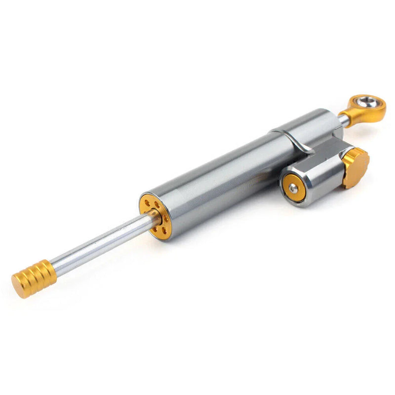 Motorcycle - Gray Gold Universal Adjustable Steering Damper