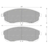 Suzuki SX4 Front Disc Brake Pad Set (2007 - 2010)