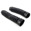 Motorcycle Universal Black Rubber Front Fork Dust Cover Boots