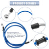 Motorcycle Brake Line / 51.18in / 10mm ID / Oil Hose Cable Blue