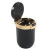 Universal Use Portable Car Ashtray with Lid and Blue LED Light