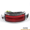 Harley FLHTC FLHTCU FLHTCUL FLHTK Chrome Brake LED Fender Tip Lights (2009-2023)