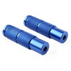 CNC Universal Motorbike Foot Pegs Rear Set Pedals - Blue
