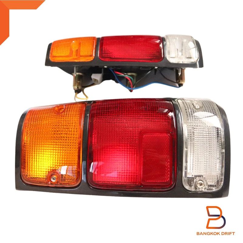 Holden Rodeo TF Isuzu TFR Tail Light Lamp Set Black Border (88-97)