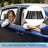 Ford Flex (2009-2015) Black 9 x Door Pillar Window Trim