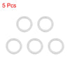 Mazda 5 x M14 Silver Tone Oil Drain Plug Gaskets (1990-2023)