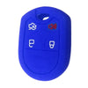 Ford Edge, Explorer, F-150, F-250, F-350 2 x Silicone 4 Button Key Cover Case