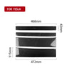 Tesla Model X 4pcs Carbon Fiber Door Welcome Sill Pedal Cover Scuff Trim fit