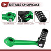 Bosuer M5 Green Black Silver Tone Folding Shifter Lever
