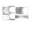 Toyota Highlander Silver Console Gear Shift Panel Trim Cover (2008–2013)