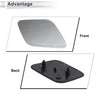 Volvo XC60 Gray Front Right Bumper Headlight Washer Nozzle Cover (2010-2023)