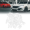 Toyota for Lexus 30pcs White Plastic Nylon Switch Bezel Clip