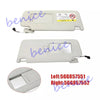 Jetta Golf MK7 T-Cross Passat B8 Pair Front Sun Visor Panel Makeup Mirror
