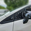 Honda Civic Sedan Carbon Fiber Look Front Window Scoop Louver Cover (12-15)