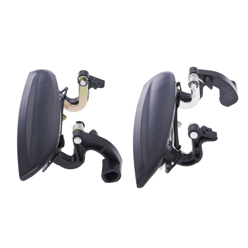 Kia Rio (2002-2005) Black Rear Left & Right Outer Door Handle Set of 2