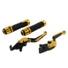 BMW C650GT C600 Gold Extendable Brake Clutch Levers & Handlebar Grips (2012-2018)