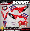 KTM SX SXF Custom Graphics Sticker Kit 2007-2010