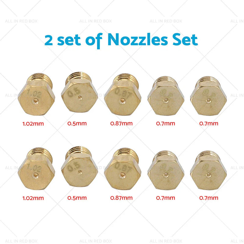Burner Hob Conversion Nozzle Injector LPG Gas Jet Set 5-30PCS