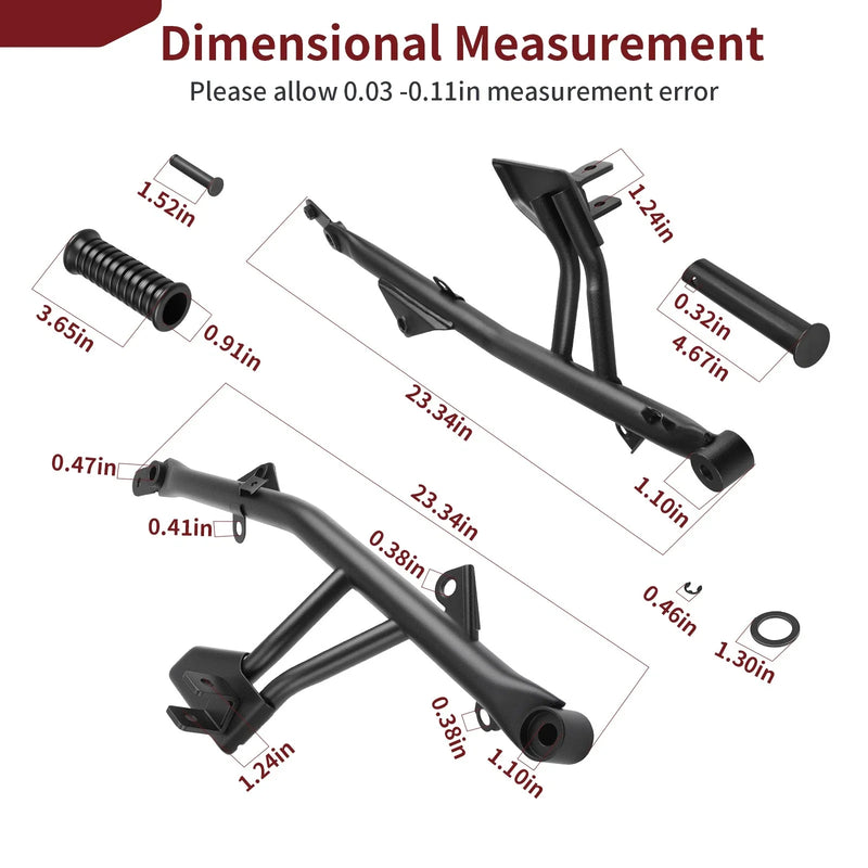 Kawasaki Vulcan S 650 ABS Passenger Footpeg Assemblies (2015-2023)