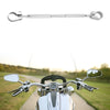 Motorcycle Handle Bracket 1 x Adjustable Handlebars Silver Tone