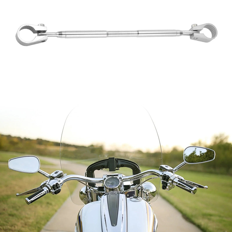 Motorcycle Handle Bracket 1 x Adjustable Handlebars Silver Tone