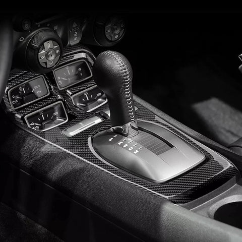 Chevrolet Camaro Carbon Fiber Gear Shift Panel Cover (2010-2015)